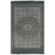 Tappeto Kilim in Cotone 120x180 cm con Motivi Grigi