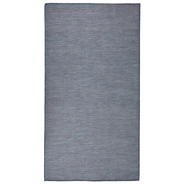Tappeto da Esterni a Tessitura Piatta 80x150 cm Blu