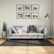Tappeto a Pelo Lucido Lungo ISTAN Effetto Antracite 120x170 cm
