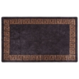 Tappeto Lavabile Nero e Oro 150x230 cm Antiscivolo