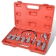Nuovo kit 7pz pistola lubrificazione con strumento adattatore e punte