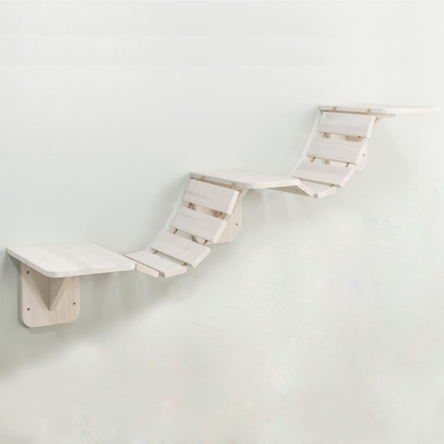 TRIXIE Scala da Arrampicata a Muro per Gatti 150x30 cm Bianca