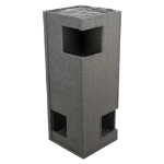 TRIXIE Tiragraffi per Gatti a Torre 118 cm Grigio