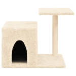 Albero per Gatti con Tiragraffi in Sisal Crema 50,5 cm