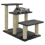 Albero per Gatti con Tiragraffi in Sisal Grigio Scuro 50,5 cm