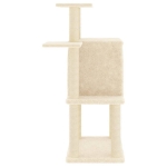 Albero per Gatti con Tiragraffi in Sisal Crema 97 cm