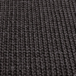 Tappeto in Sisal per Tiragraffi Nero 80x200 cm