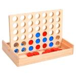 Gioco da Tavolo Forza 4 24x15x4 cm in Legno Massello