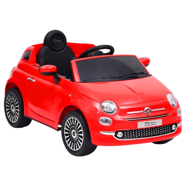 Auto Elettrica per Bambini Fiat 500 Rossa