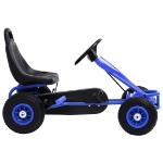 Go Kart a Pedali con Pneumatici Blu