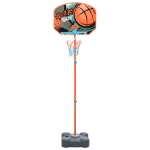 Set Gioco da Basket Portatile Regolabile 109-141 cm