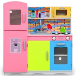 Cucina Giocattolo per Bambini in MDF 80x30x85 cm Multicolore