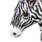 Zebra in Peluche in Piedi Nera e Bianca XXL