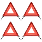 Triangoli Stradali 4pz Rosso 56,5x36,5x44,5cm