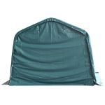 Tendone Bestiame Rimovibile PVC 550 g/m² 3,3x3,2 m Verde Scuro