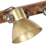 Lampada da Parete in Stile Industriale Ottone 45x25 cm E27