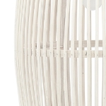 Lampadario da Soffitto Bianco in Salice 40 W 23x55 cm Ovale E27