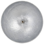 Lampadario da Soffitto Bianco e Argento Ø50 cm E27