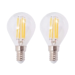 Plafoniera con 2 Lampadine a LED a Incandescenza 8 W