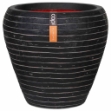 Capi Vaso a Cono Nature Row 42x38 cm Antracite PKRWZ362