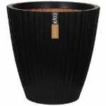 Capi Vaso Urban Tube a Cono 40x40 cm Nero KBLT801