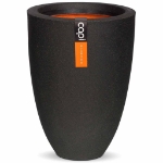 Capi Vaso Urban Tube Elegante Basso 26x36 cm Nero KBL781