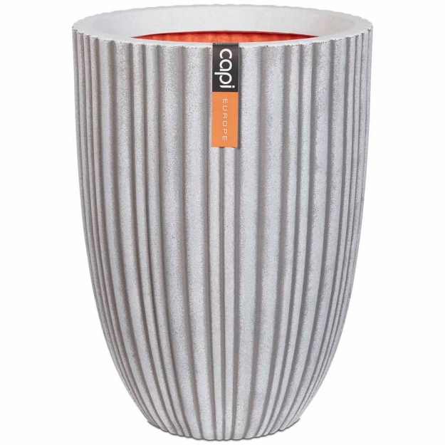 Capi Vaso Urban Tube Elegante Basso 55x73 cm Avorio PKIVT785