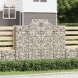 Cesti Gabbioni ad Arco 9 pz 200x50x160/180 cm Ferro Zincato