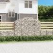 Cesto Gabbione ad Arco 200x50x140/160 cm Ferro Zincato