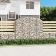 Cesto Gabbione ad Arco 200x50x160/180 cm Ferro Zincato