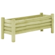 Fioriera Rialzata Giardino Legno Impregnato Pino 120x40x42 cm