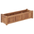 Letto Rialzato da Giardino 100x30x25 cm in Massello di Acacia