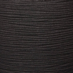 Capi Vaso Nature Rib Elegante Basso 36x47 cm Nero KBLR782