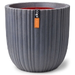 Capi Vaso Rotondo Urban Tube 35x34 cm Grigio Scuro