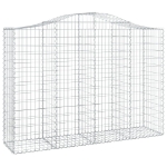 Cesto Gabbione ad Arco 200x50x140/160 cm Ferro Zincato