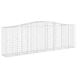 Cesti Gabbioni ad Arco 4 pz 400x50x120/140 cm Ferro Zincato
