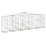 Cesti Gabbioni ad Arco 8 pz 400x50x120/140 cm Ferro Zincato