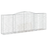 Cesti Gabbioni ad Arco 8 pz 400x50x140/160 cm Ferro Zincato