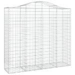 Cesti Gabbioni ad Arco 9 pz 200x50x180/200 cm Ferro Zincato