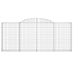 Cesto Gabbione ad Arco 300x30x120/140 cm Ferro Zincato