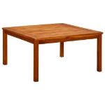 Tavolino da Giardino 85x85x45 cm in Legno Massello di Acacia