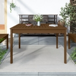 Tavolo da Giardino Miele 121x82,5x76 cm Legno Massello di Pino