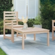 Tavolo da Giardino 82,5x82,5x45 cm in Legno Massello di Pino