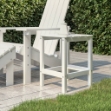 Tavolo da Giardino Adirondack Bianco 38x38x46 cm HDPE