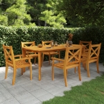 Tavolo da Giardino 200x100x75 cm Legno Massello di Acacia