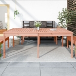Tavolo da Giardino 203,5x100x76cm in Legno Massello di Douglas