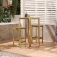 Tavolo da Bar 60x60x110 cm in Legno di Pino Impregnato