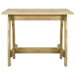 Tavolo da Giardino 110x74x75 cm in Legno di Pino Impregnato