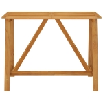 Tavolo da Bar da Giardino 140x70x104 cm in Massello di Acacia