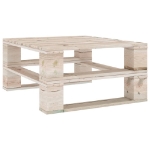 Tavoli da Giardino Pallet 2 pz in Legno di Pino Impregnato